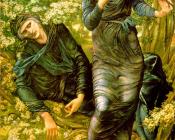 The Beguiling of Merlin (Merlin and Vivien) - 爱德华·科莱·伯恩·琼斯